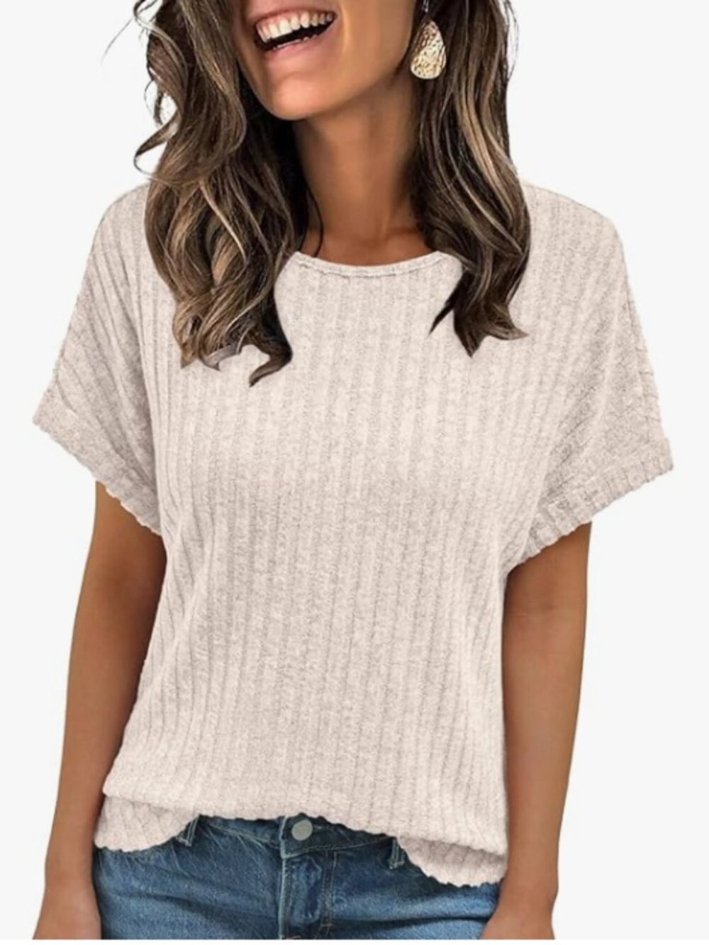 AUTOMET Women Summer Tops 2026 Spring Sweaters Dressy Casual Short Sleeve Shirts